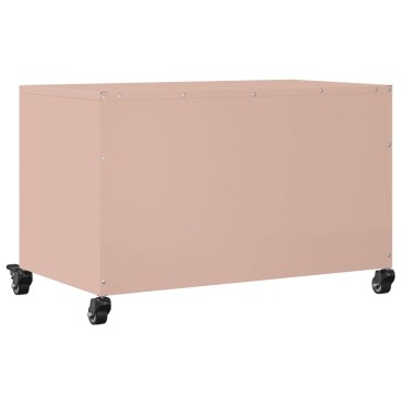 vidaXL Έπιπλο Τηλεόρασης Ροζ 68x39x43,5cm Χάλυβας