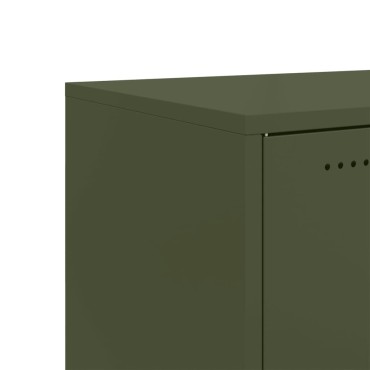 vidaXL Ντουλάπι Πράσινο Λαδί 68,5x39x72cm από Ατσάλι 1 τεμ.