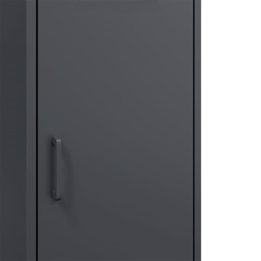 vidaXL Ντουλάπι Ανθρακί 36x39x113cm από Ατσάλι 1 τεμ.