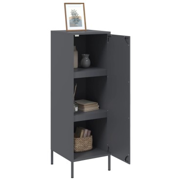 vidaXL Ντουλάπι Ανθρακί 36x39x113cm από Ατσάλι 1 τεμ.