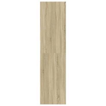 vidaXL Ντουλάπα Χρώμα Sonoma Δρυς 80x50x200cm από Επεξ. Ξύλο 1 τεμ.