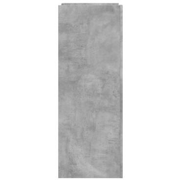 vidaXL Παπουτσοθήκη Γκρι Σκυροδέματος 52x37,5x100cm Επεξεργασμένο Ξύλο