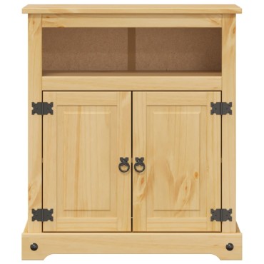 vidaXL Ντουλάπι Μπάνιου Corona 70x33x80cm από Μασίφ Ξύλο Πεύκου