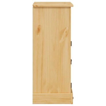 vidaXL Ντουλάπι Μπάνιου Corona 70x33x80cm από Μασίφ Ξύλο Πεύκου