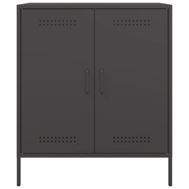 vidaXL Ντουλάπι Μαύρο 68x39x79cm από Ατσάλι 1 τεμ.