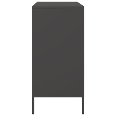 vidaXL Ντουλάπι Μαύρο 68x39x79cm από Ατσάλι 1 τεμ.