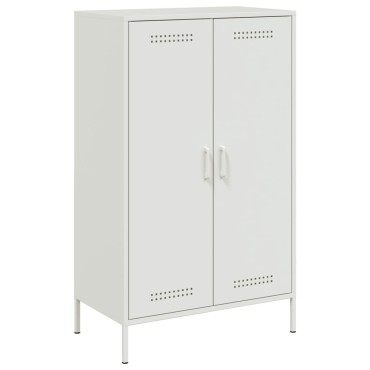 vidaXL Ντουλάπι Λευκό 68x39x113cm από Ατσάλι 1 τεμ.