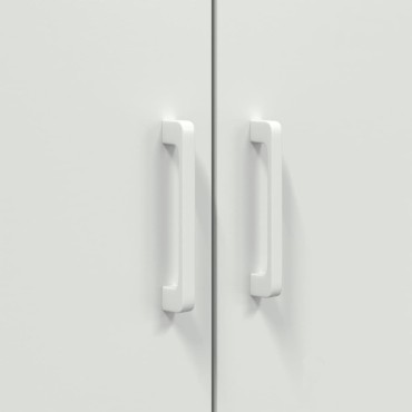 vidaXL Ντουλάπι Λευκό 68x39x113cm από Ατσάλι 1 τεμ.