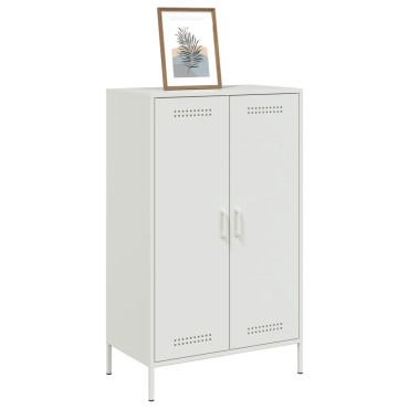 vidaXL Ντουλάπι Λευκό 68x39x113cm από Ατσάλι 1 τεμ.