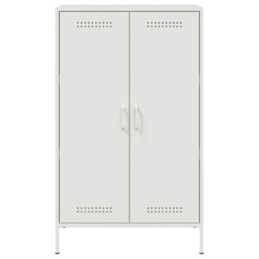 vidaXL Ντουλάπι Λευκό 68x39x113cm από Ατσάλι 1 τεμ.