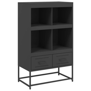 vidaXL Ντουλάπι Μαύρο 68x39x111,5cm από Χάλυβα 1 τεμ.