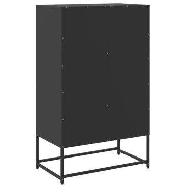 vidaXL Ντουλάπι Μαύρο 68x39x111,5cm από Χάλυβα 1 τεμ.