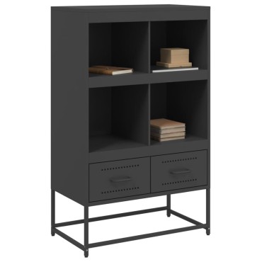 vidaXL Ντουλάπι Μαύρο 68x39x111,5cm από Χάλυβα 1 τεμ.