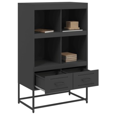vidaXL Ντουλάπι Μαύρο 68x39x111,5cm από Χάλυβα 1 τεμ.