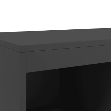 vidaXL Ντουλάπι Μαύρο 68x39x111,5cm από Χάλυβα 1 τεμ.