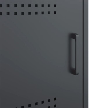 vidaXL Έπιπλο Τηλεόρασης Ανθρακί 100,5x39x50,5cm από Ατσάλι
