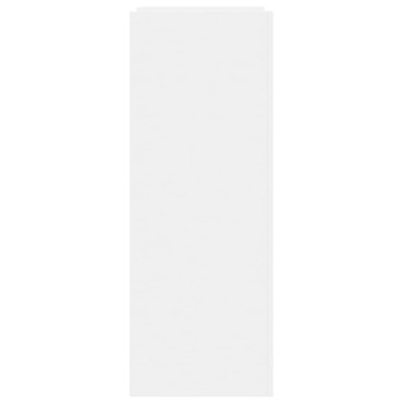 vidaXL Παπουτσοθήκη Λευκή 52x37,5x100cm από Επεξεργασμένο Ξύλο