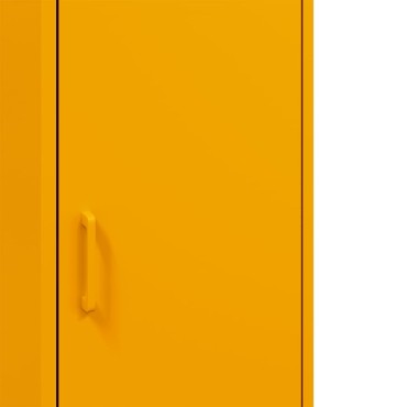 vidaXL Ντουλάπι Μουσταρδί 36x39x113cm από Ατσάλι 1 τεμ.