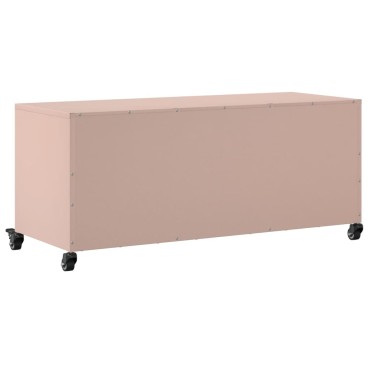vidaXL Έπιπλο Τηλεόρασης Ροζ 100,5x39x43,5cm Ατσάλι