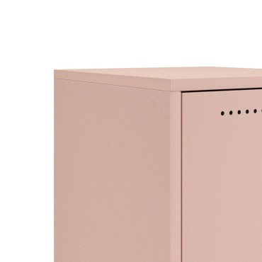 vidaXL Ντουλάπι Ροζ 36x39x72cm από Ατσάλι 1 τεμ.
