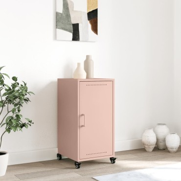 vidaXL Ντουλάπι Ροζ 36x39x72cm από Ατσάλι 1 τεμ.
