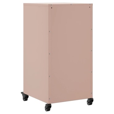 vidaXL Ντουλάπι Ροζ 36x39x72cm από Ατσάλι 1 τεμ.