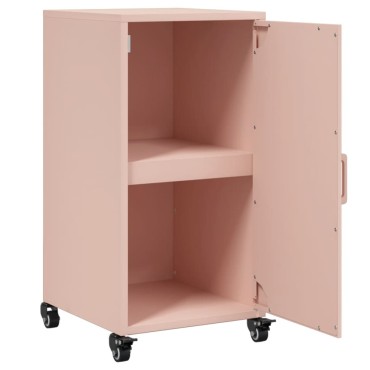vidaXL Ντουλάπι Ροζ 36x39x72cm από Ατσάλι 1 τεμ.