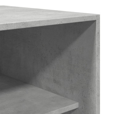 vidaXL Ντουλάπα Γκρι του Σκυροδέματος 80x50x200cm Επεξεργασμένο Ξύλο 1 τεμ.