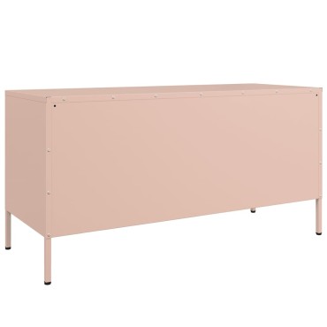 vidaXL Έπιπλο Τηλεόρασης Ροζ 100,5x39x50,5cm από Ατσάλι