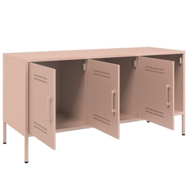 vidaXL Έπιπλο Τηλεόρασης Ροζ 100,5x39x50,5cm από Ατσάλι