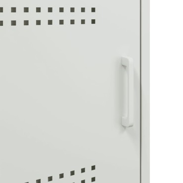 vidaXL Έπιπλο Τηλεόρασης Λευκό 100,5x39x50,5cm από Ατσάλι