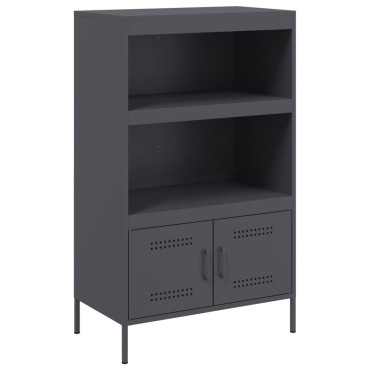 vidaXL Ντουλάπι Ανθρακί 68x39x113cm από Ατσάλι 1 τεμ.