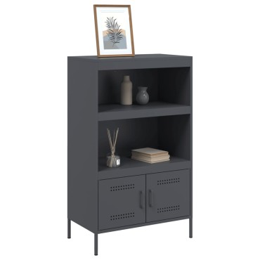 vidaXL Ντουλάπι Ανθρακί 68x39x113cm από Ατσάλι 1 τεμ.