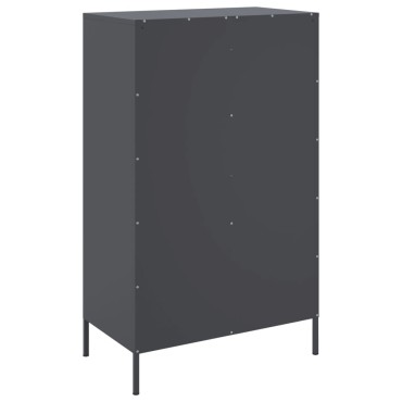 vidaXL Ντουλάπι Ανθρακί 68x39x113cm από Ατσάλι 1 τεμ.