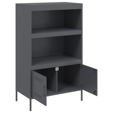 vidaXL Ντουλάπι Ανθρακί 68x39x113cm από Ατσάλι 1 τεμ.