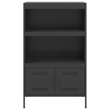 vidaXL Ραφιέρα Μαύρη 68x39x113cm από Ατσάλι 1 τεμ.
