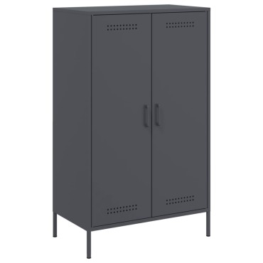 vidaXL Ντουλάπι Ανθρακί 68x39x113cm από Ατσάλι 1 τεμ.