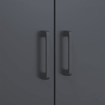 vidaXL Ντουλάπι Ανθρακί 68x39x113cm από Ατσάλι 1 τεμ.