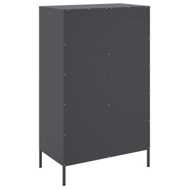 vidaXL Ντουλάπι Ανθρακί 68x39x113cm από Ατσάλι 1 τεμ.