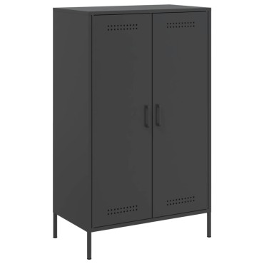 vidaXL Ντουλάπι Μαύρο 68x39x113cm από Ατσάλι 1 τεμ.