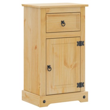 vidaXL Ντουλάπι Μπάνιου Corona 45x33x80cm από Μασίφ Ξύλο Πεύκου