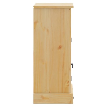 vidaXL Ντουλάπι Μπάνιου Corona 45x33x80cm από Μασίφ Ξύλο Πεύκου