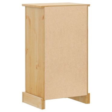 vidaXL Ντουλάπι Μπάνιου Corona 45x33x80cm από Μασίφ Ξύλο Πεύκου
