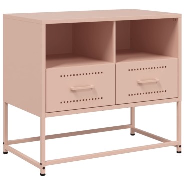 vidaXL Έπιπλο Τηλεόρασης Ροζ 68x39x60,5cm από Χάλυβα