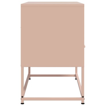 vidaXL Έπιπλο Τηλεόρασης Ροζ 68x39x60,5cm από Χάλυβα