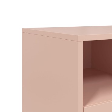 vidaXL Έπιπλο Τηλεόρασης Ροζ 68x39x60,5cm από Χάλυβα