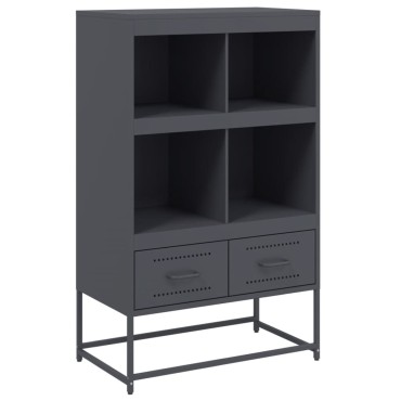 vidaXL Ντουλάπι Ανθρακί 68x39x111,5cm από Χάλυβα 1 τεμ.