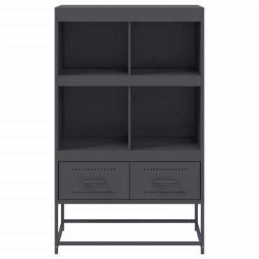 vidaXL Ντουλάπι Ανθρακί 68x39x111,5cm από Χάλυβα 1 τεμ.