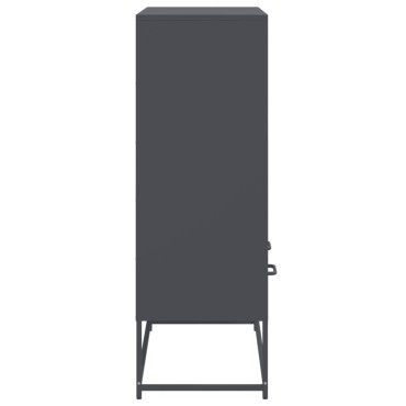 vidaXL Ντουλάπι Ανθρακί 68x39x111,5cm από Χάλυβα 1 τεμ.