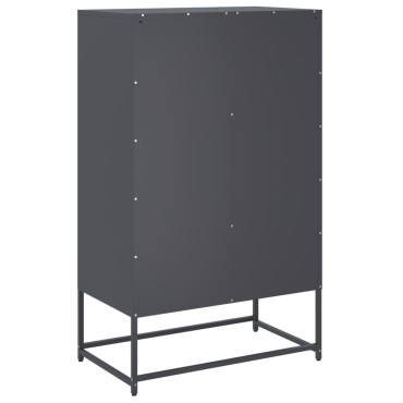 vidaXL Ντουλάπι Ανθρακί 68x39x111,5cm από Χάλυβα 1 τεμ.